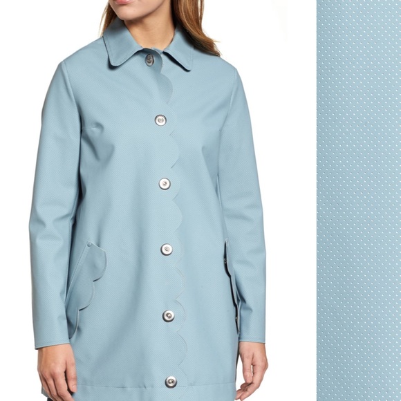 {Hunter} Blue Mist Raincoat - Picture 3 of 11